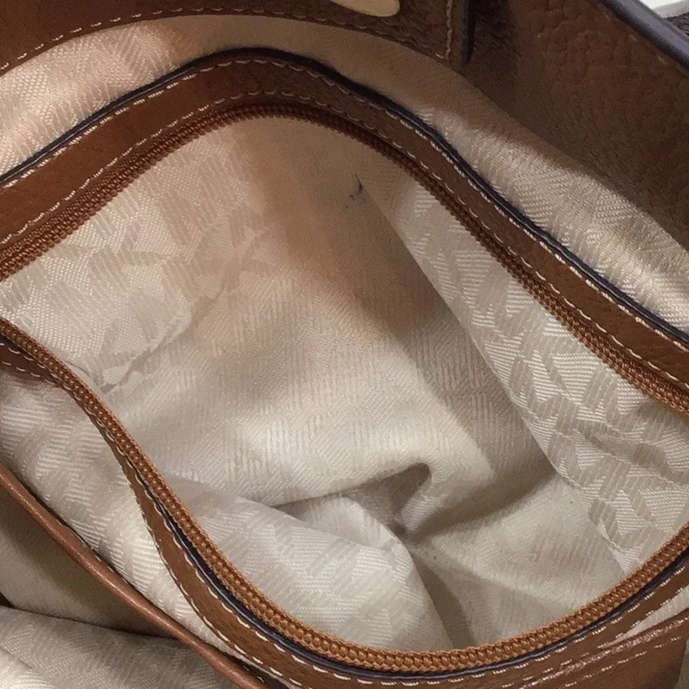 Michael Michael Kors fabric/leather tote shoulder bag